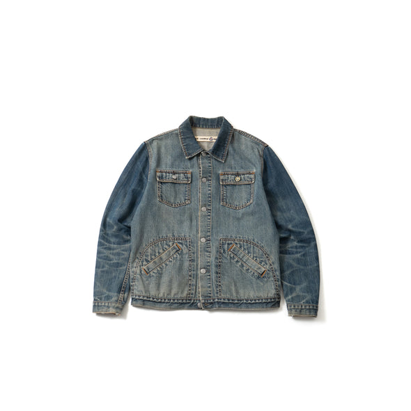 00's FAKE LONDON GENIUS Switched Denim Jacket