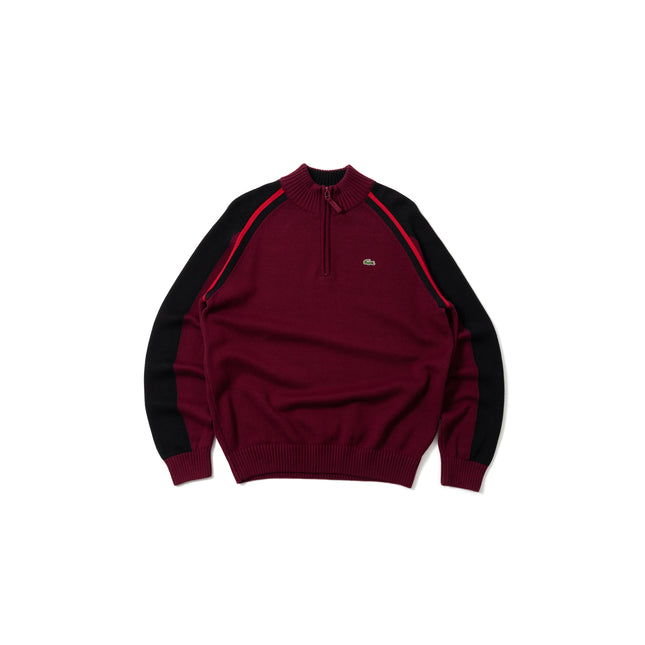 Lacoste Switched Half-Zip Cotton Knit