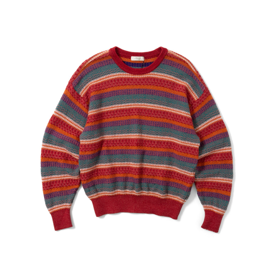 90's MIZUNO MULTI COLOR STRIPED KNIT SWEATER