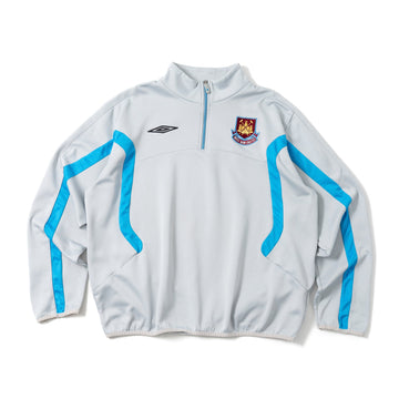 08/09 West Ham United Half-Zip Training Top