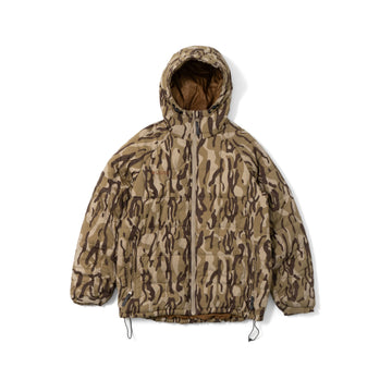 00's COLUMBIA CAMOUFLAGE PADDED HOODED JACKET