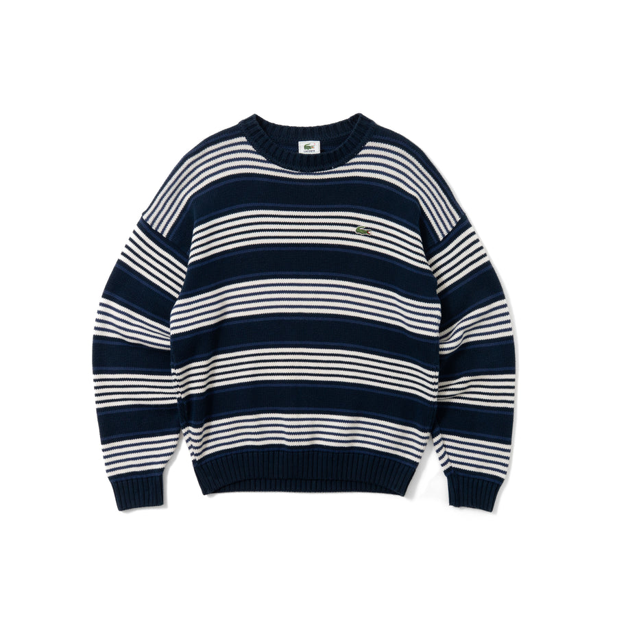 90's LACOSTE STRIPED KNIT SWEATER
