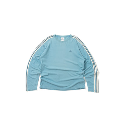 00's adidas 3 Striped L/S Tee