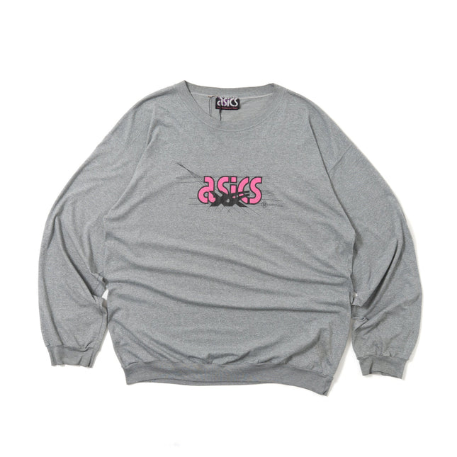 90's asics activewear line L/S Tee