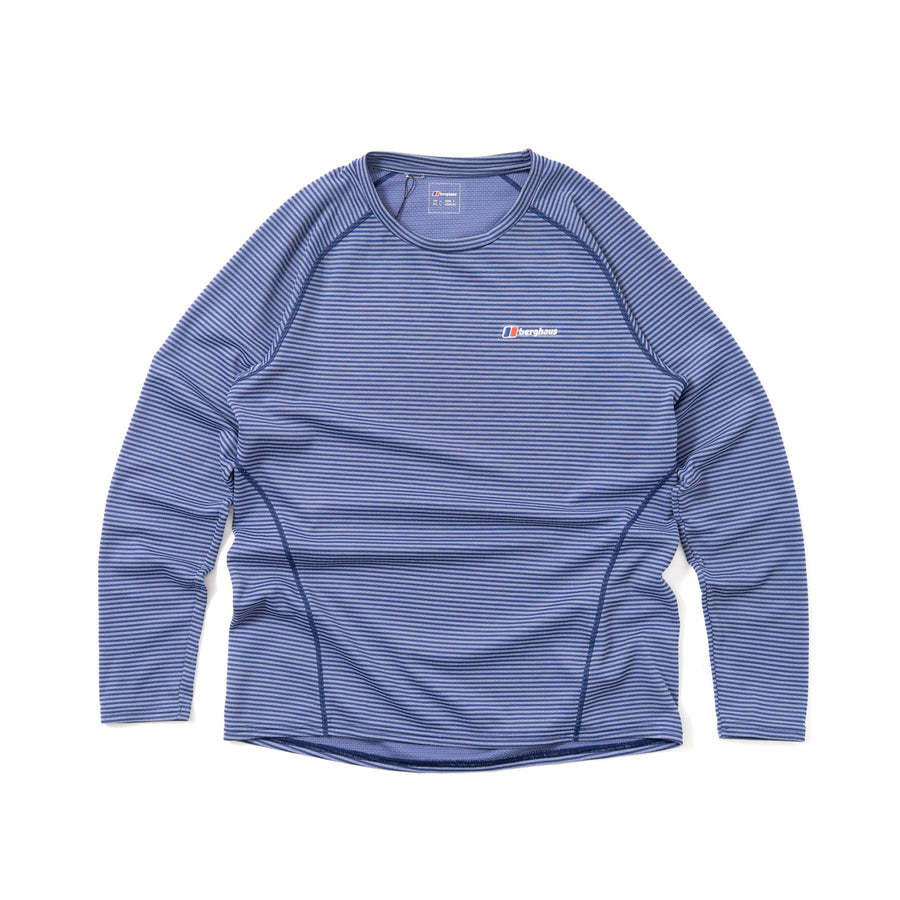 Berghaus Striped Polyester L/S Tee