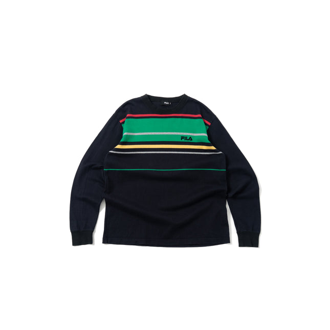 00's FILA Multi Stripe L/S Tee