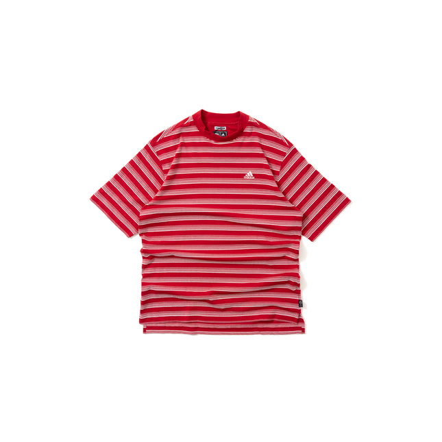 00's adidas Golf Striped Mock Neck S/S Tee