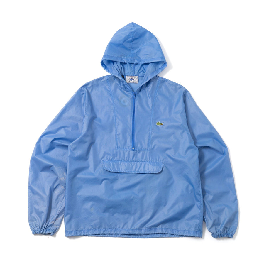 80's Izod Lacoste Half-Zip Nylon Anorak Parka