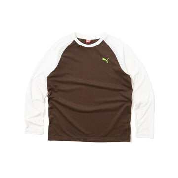 00'S PUMA RAGLAN POLYESTER L/S TEE