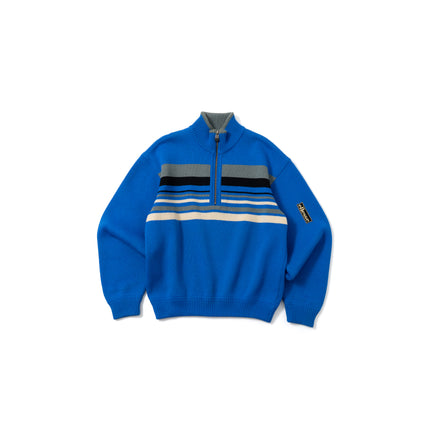 90's ellesse Striped Half-Zip Racing Sweater