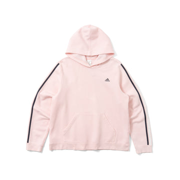 00's ADIDAS 3 STRIPED PULLOVER HOODIE