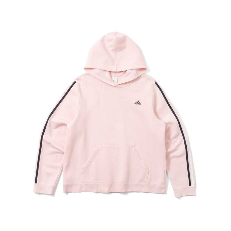 00's ADIDAS 3 STRIPED PULLOVER HOODIE