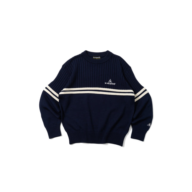 90's Le Coq Sportif GOLF Switched Knit Sweater