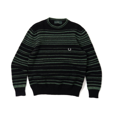 90's Fred Perry Striped Knit Sweater