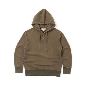 00'S J.CREW HENRY NECK PULLOVER HOODIE