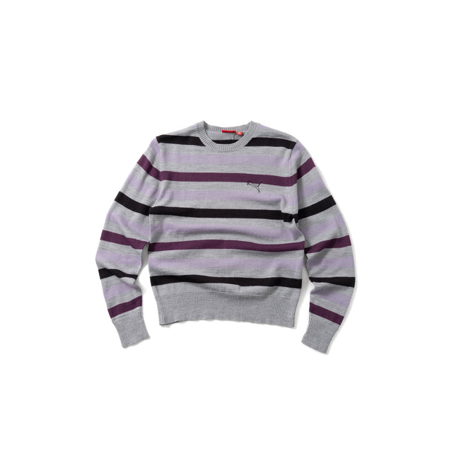 PUMA Striped Knit Sweater