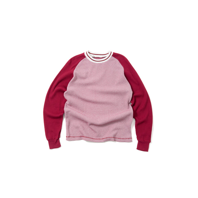 Unknown Waffle Raglan Sleeve L/S Tee