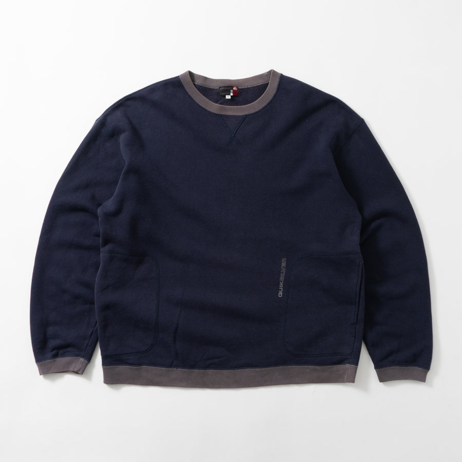 00'S QUIKSILVER SIDE POCKET SWEATSHIRT