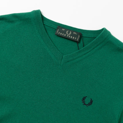 90's Fred Perry Elbow Patch Knit Sweater