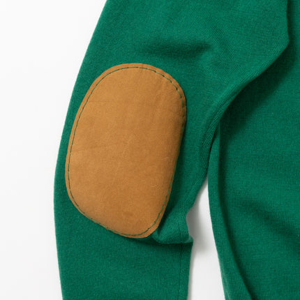 90's Fred Perry Elbow Patch Knit Sweater