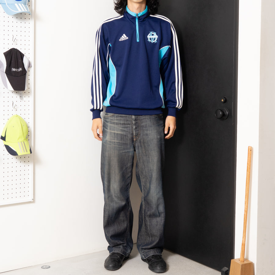 99/00 OLYMPIQUE MARSEILLE HALF-ZIP TRACK TOP