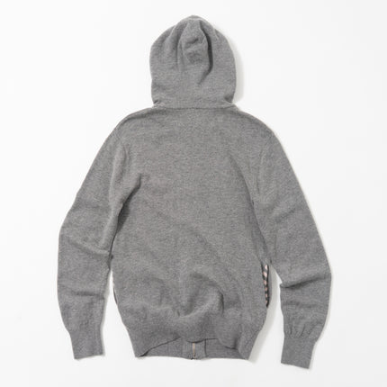 R.Newbold Zip-Up Knit Hoodie