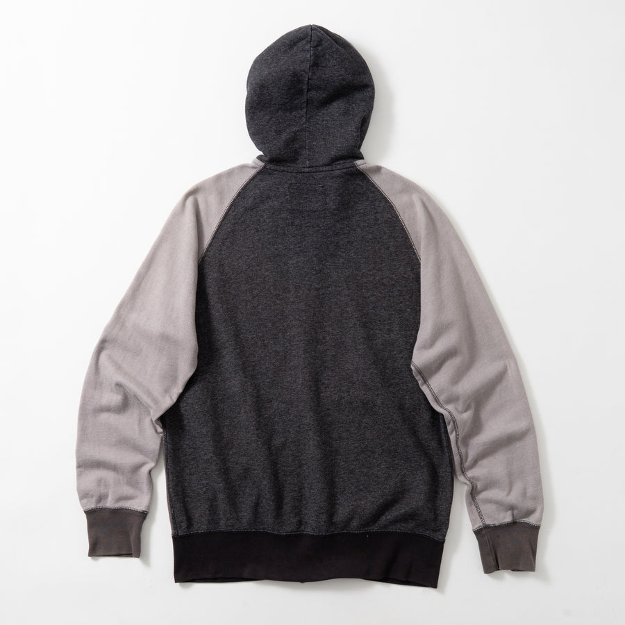 UNIQLO ORIGINAL WASH SWITCHED ZIP HOODIE