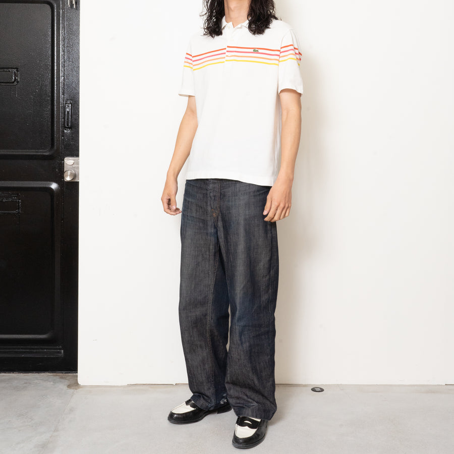 Lacoste Multi Striped S/S Polo Shirt