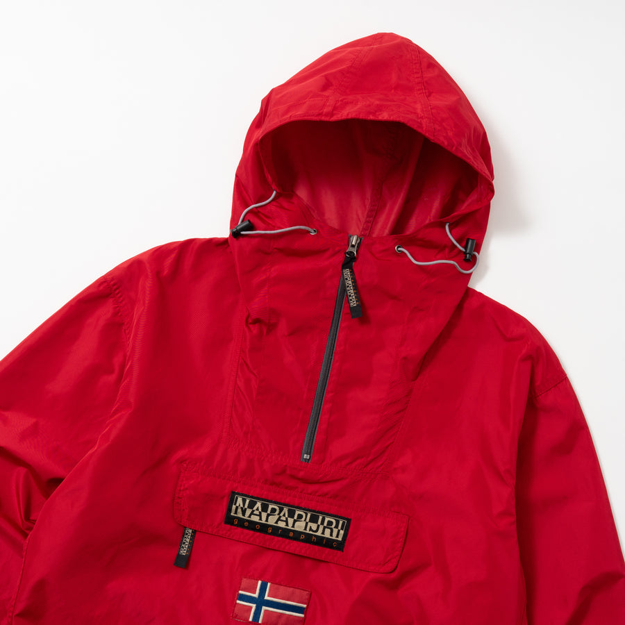 90'S NAPAPIJRI PACKABLE RAIN FOREST ANORAK PARKA