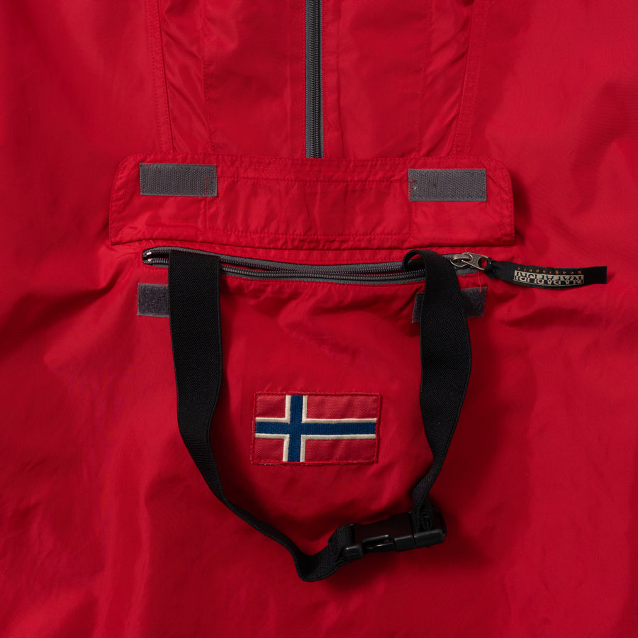 90'S NAPAPIJRI PACKABLE RAIN FOREST ANORAK PARKA