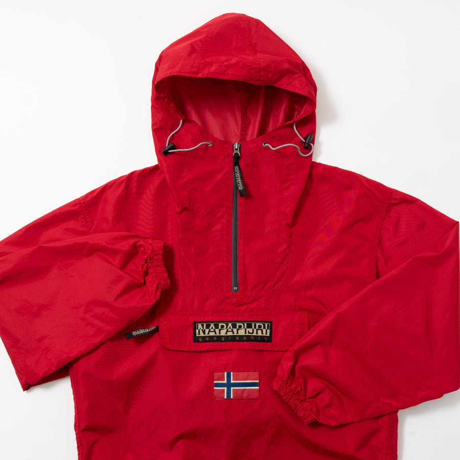 90'S NAPAPIJRI PACKABLE RAIN FOREST ANORAK PARKA