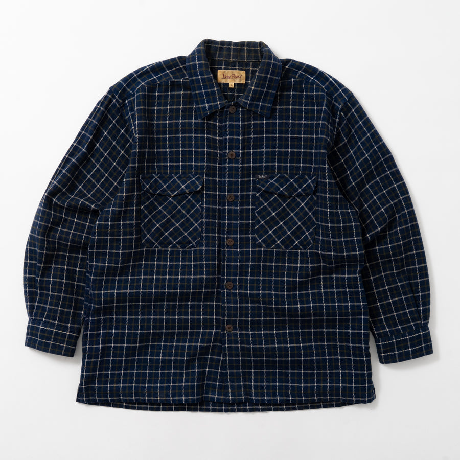 90'S TROY BROS DOUBLE POCKET FLANNEL SHIRT