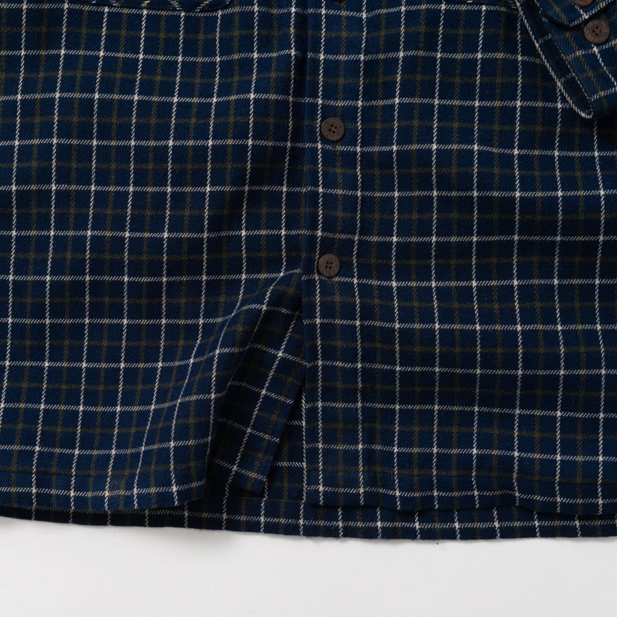 90'S TROY BROS DOUBLE POCKET FLANNEL SHIRT