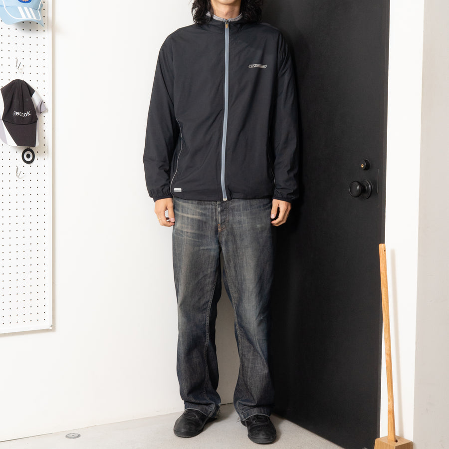 00's REEBOK REFLECTIVE ZIP-UP JACKET