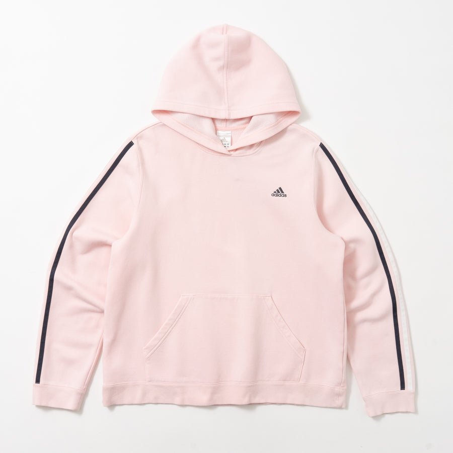 00's ADIDAS 3 STRIPED PULLOVER HOODIE