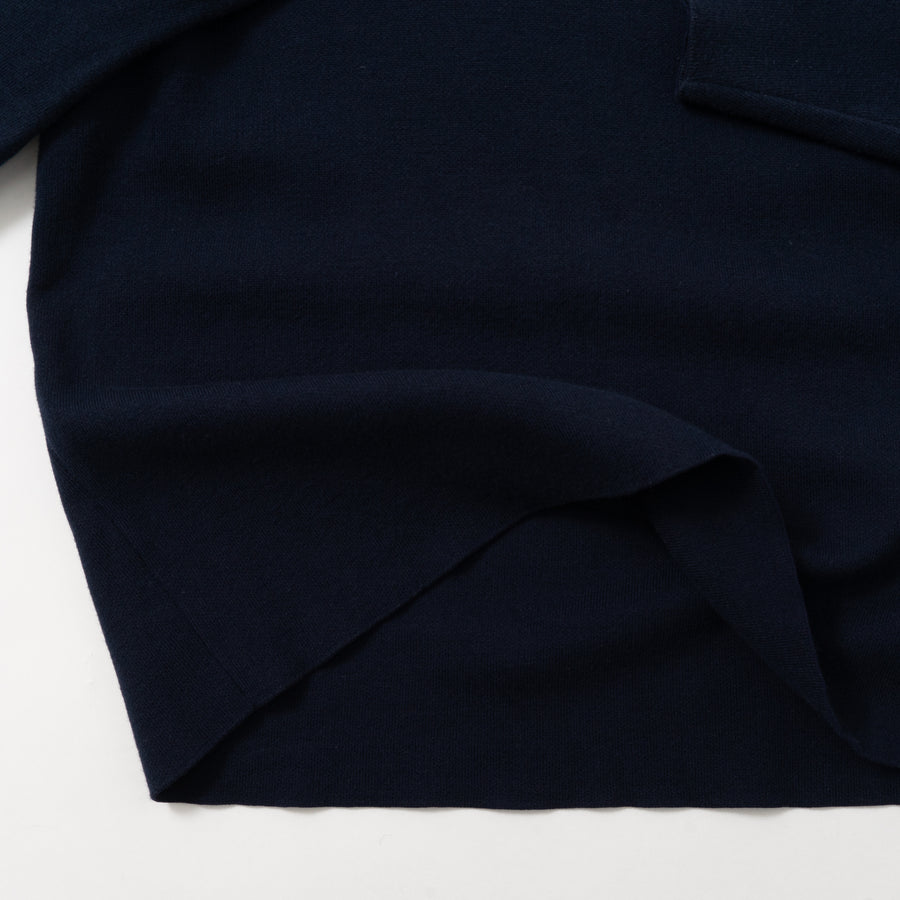 LACOSTE SWITCHED HI-NECK KNIT SWEATER