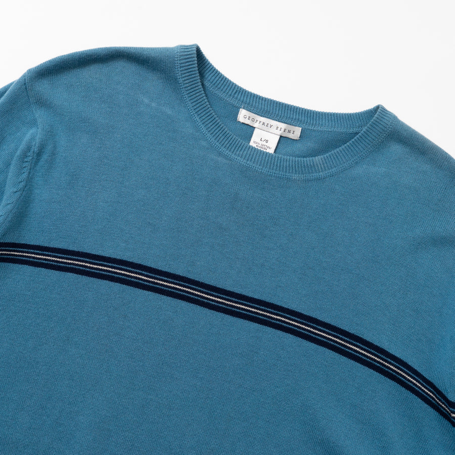 90's GEOFFREY BEENE FRONT LINE COTTON SWEATER