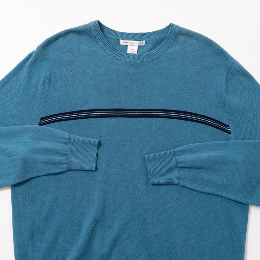 90's GEOFFREY BEENE FRONT LINE COTTON SWEATER
