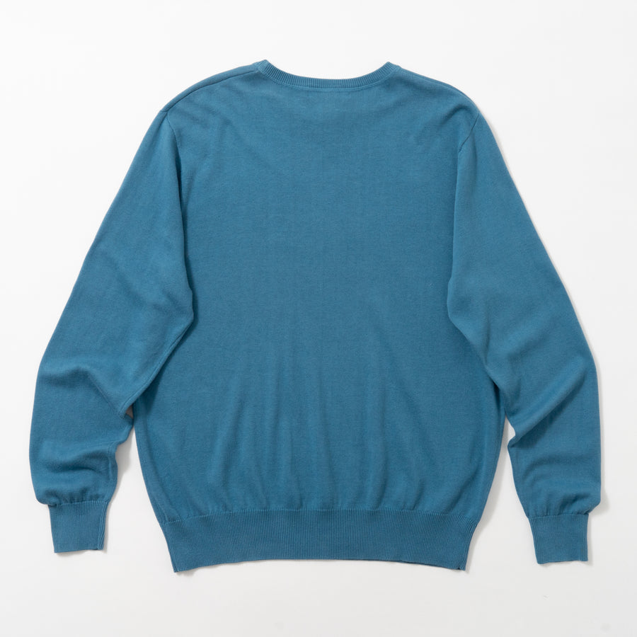 90's GEOFFREY BEENE FRONT LINE COTTON SWEATER