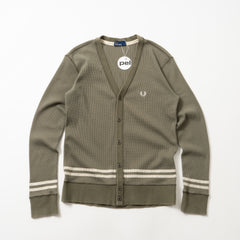 FRED PERRY Waffle Cardigan