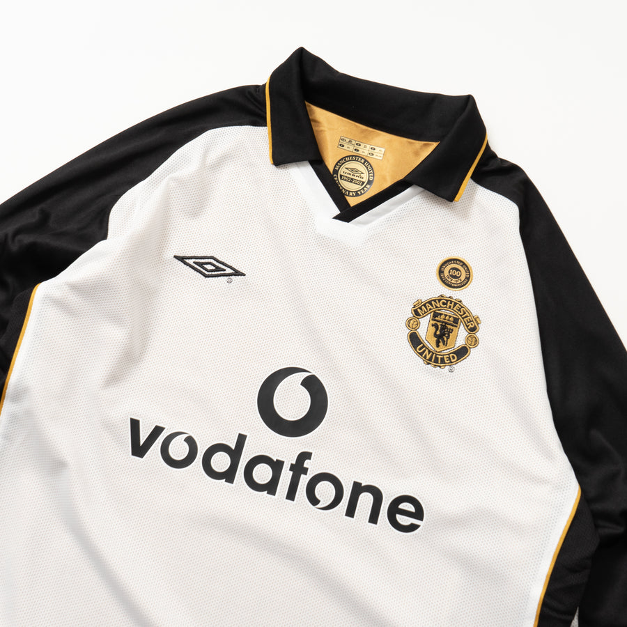 01/02 Manchester United Centenary Reversible Away Jersey