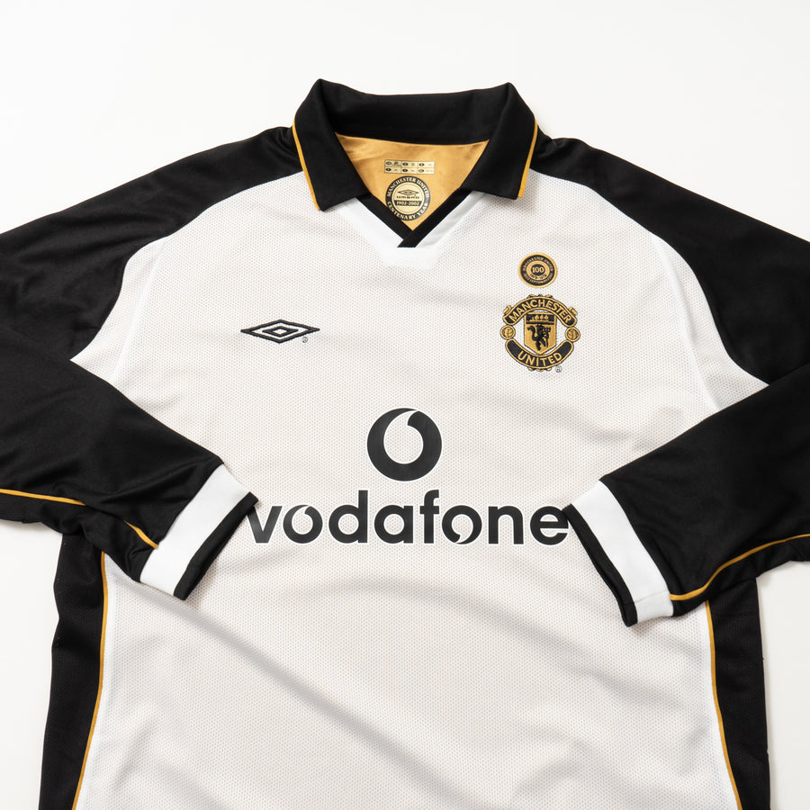 01/02 Manchester United Centenary Reversible Away Jersey