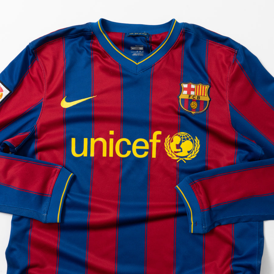 09/10 FC Barcelona Home Jersey