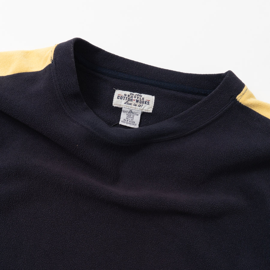 00's SEATTLE COTTON WORKS PULLOVER FLEECE TOP