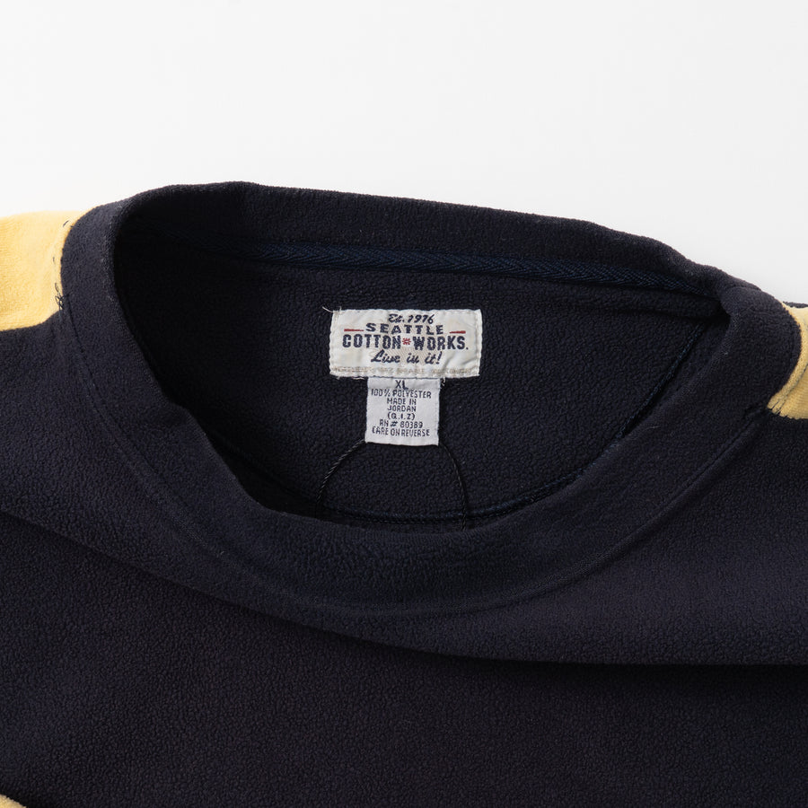 00's SEATTLE COTTON WORKS PULLOVER FLEECE TOP