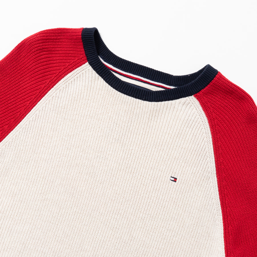 TOMMY HILFIGER Raglan Sleeve Cotton Sweater