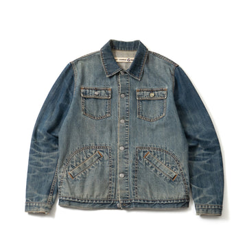 00's FAKE LONDON GENIUS Switched Denim Jacket