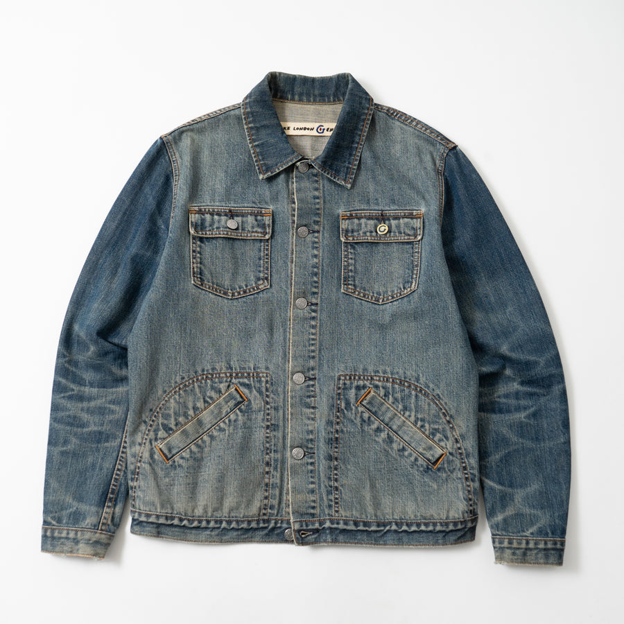 00's FAKE LONDON GENIUS Switched Denim Jacket