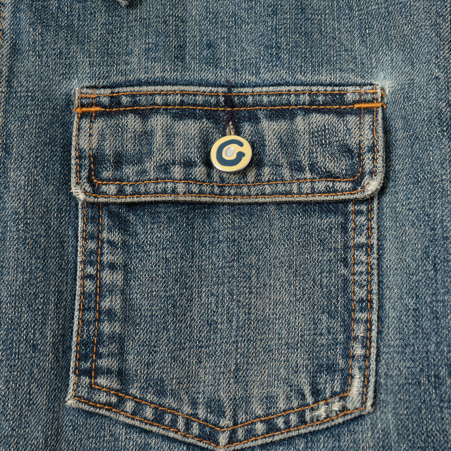 00's FAKE LONDON GENIUS Switched Denim Jacket