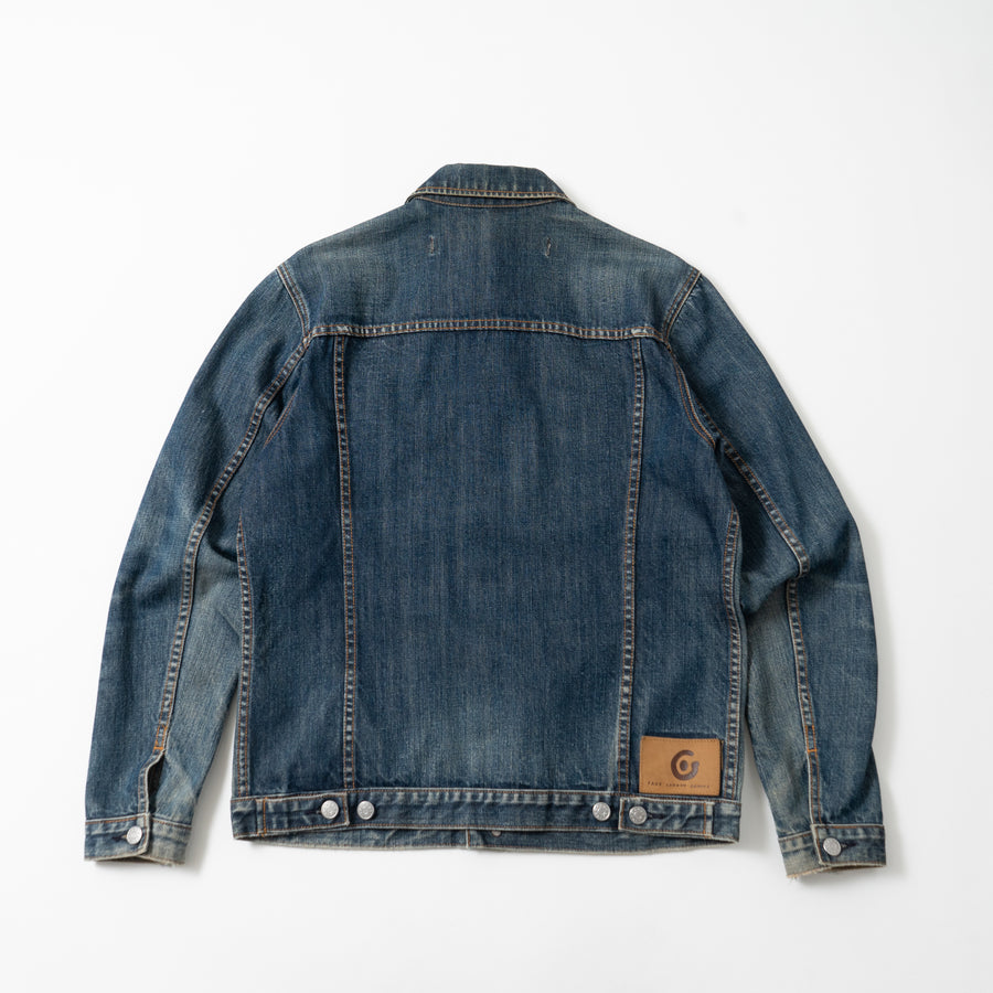 00's FAKE LONDON GENIUS Switched Denim Jacket